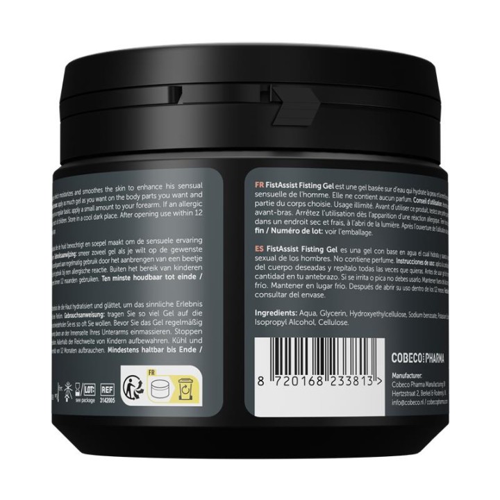 COBECO - FIST ASSIST FISTING GEL EXTRA-THICK WATER-BASED 500 ML