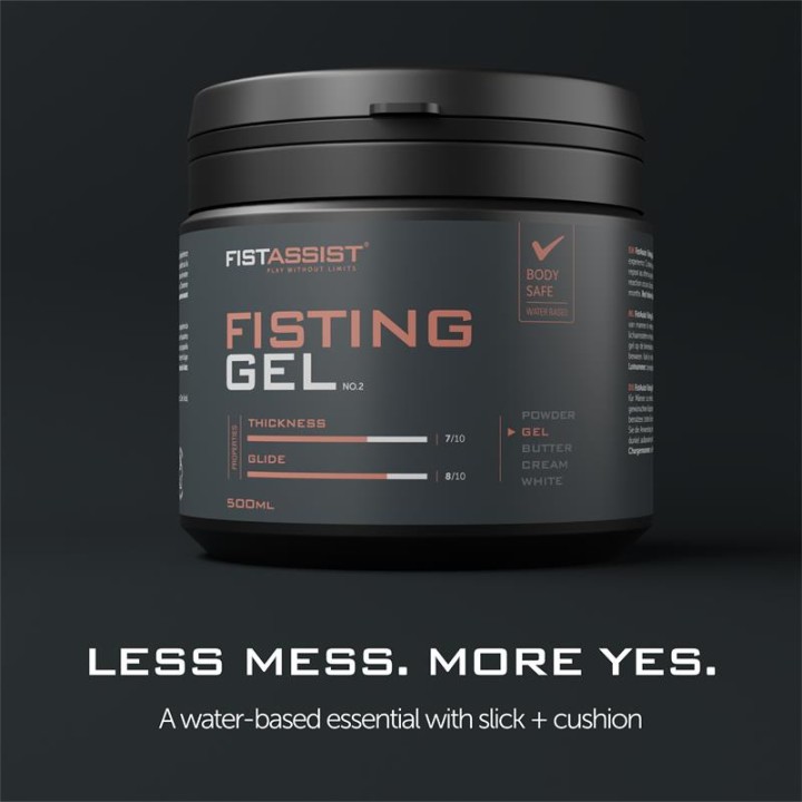 COBECO - FIST ASSIST FISTING GEL EXTRA-THICK WATER-BASED 500 ML