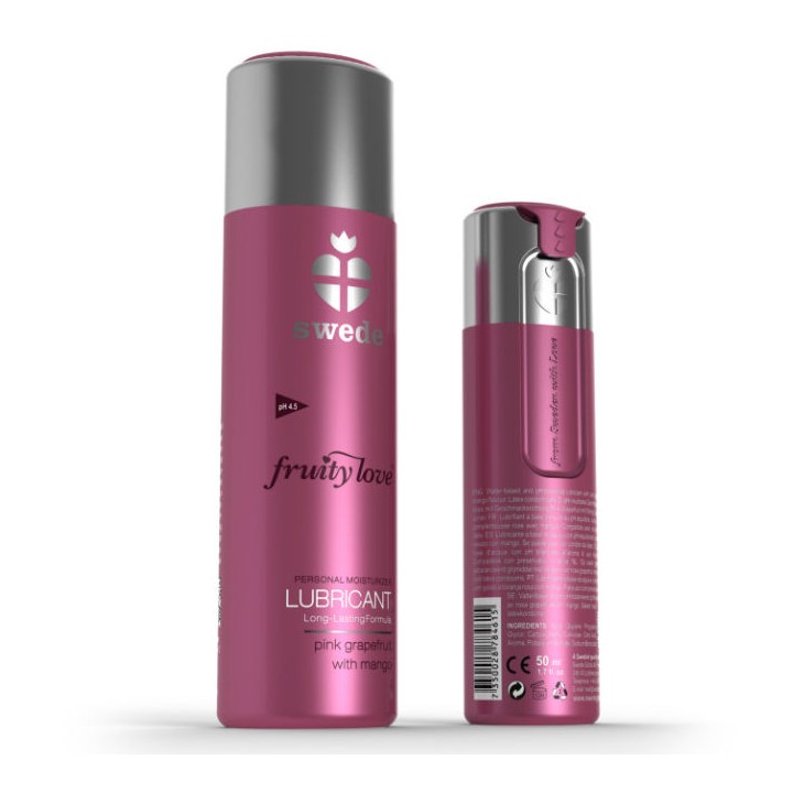 SWEDE - FRUITY LOVE LUBRICANT PINK GRAPEFRUIT WITH MANGO 50 ML
