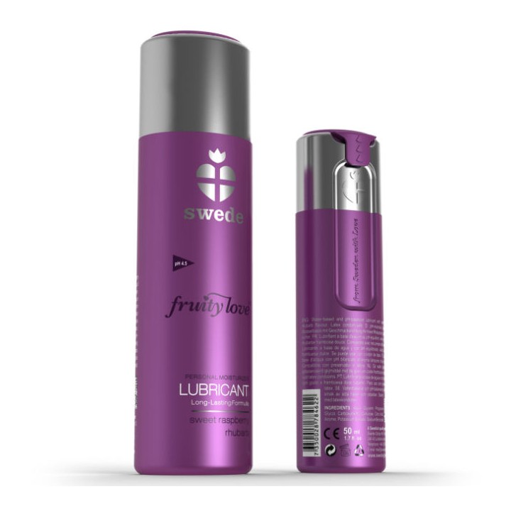 SWEDE - FRUITY LOVE LUBRICANT RASPBERRY RHUBARB 100 ML