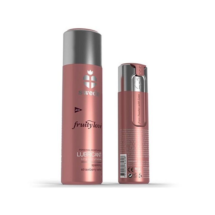 SWEDE - FRUITY LOVE LUBRICANT SPARKLING STRAWBERRY WINE 100 ML